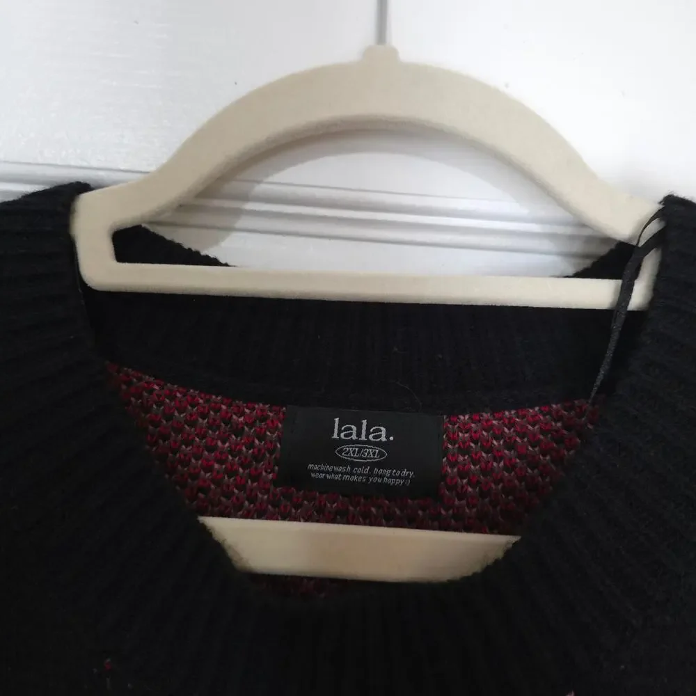 Dressed in LALA Big Reputation Oversized Knit Maxi Dress in Snake Size 2X/3X - Picture 7 of 7